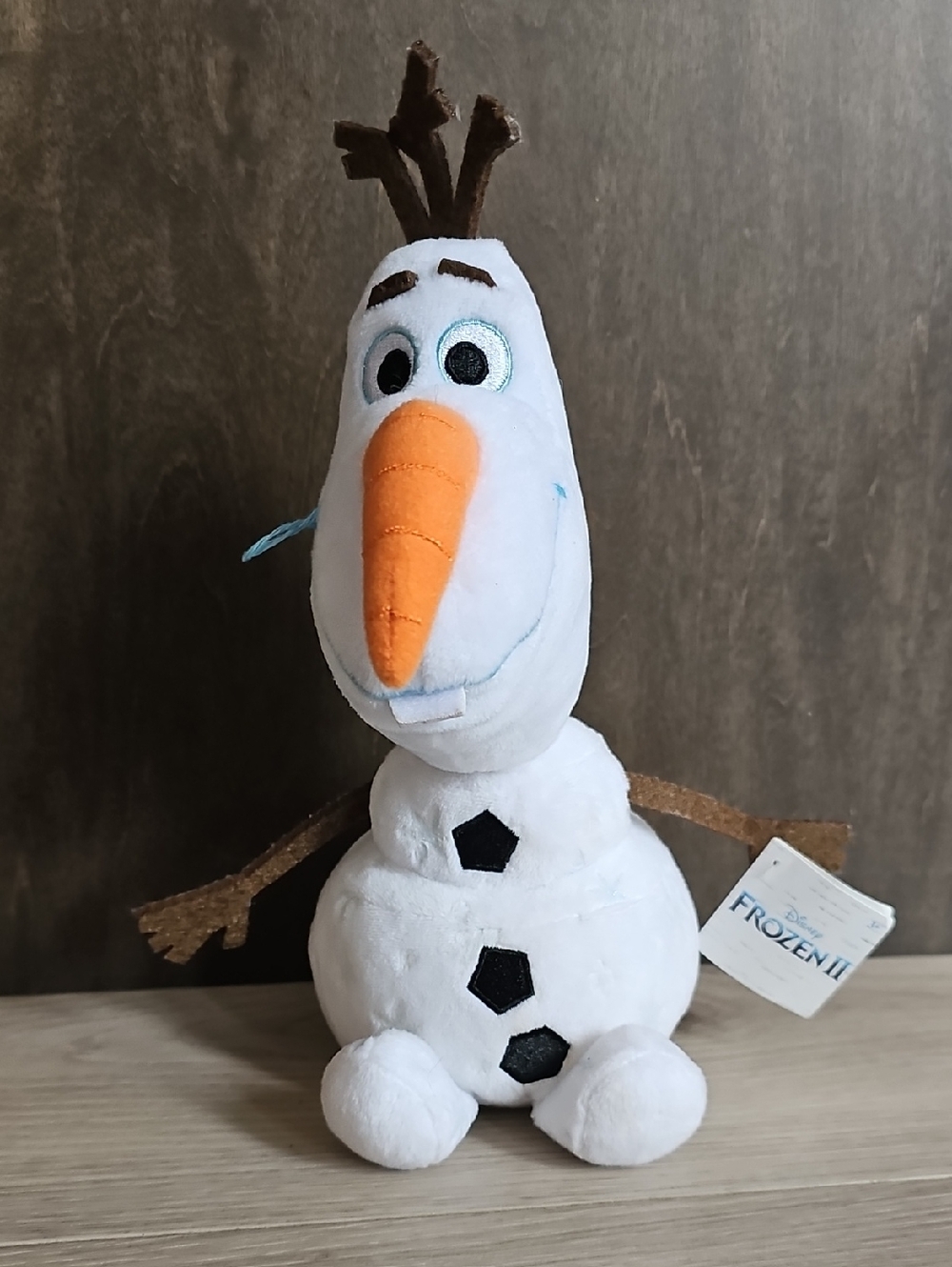 Frozen II Olaf Snowman 8.5" Plush‎ Stuffed Animal *Stains - Read
